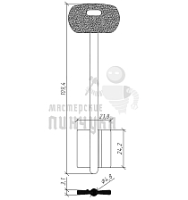 2MO 8P165  MT-6PG  MTNBP  3MTP  - Чертеж