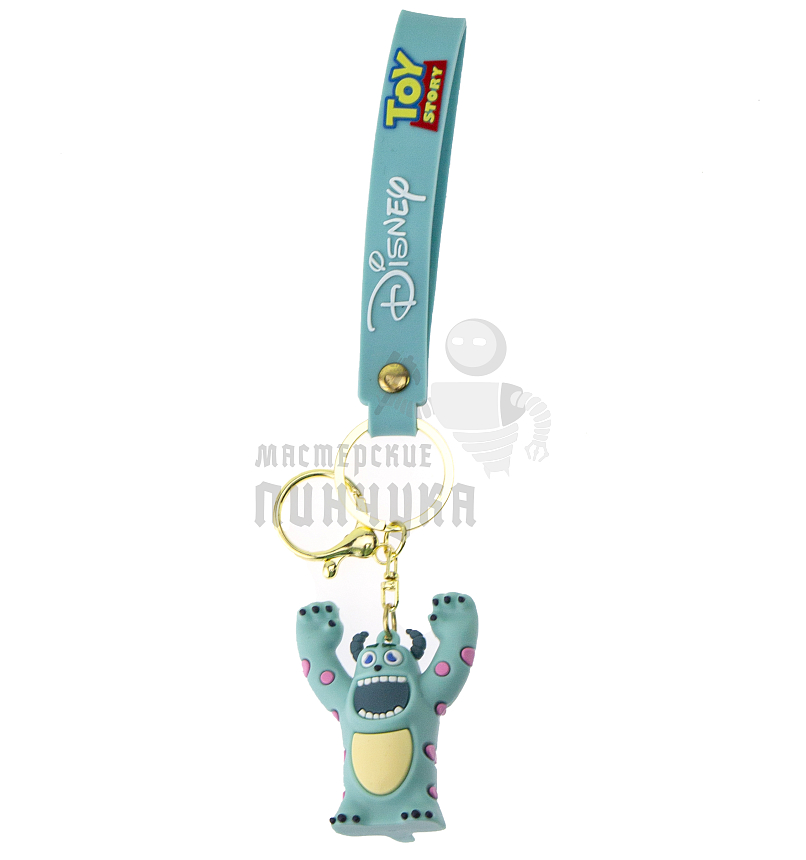 Брелок для ключей "Корпорация Монстров", Джеймс Пи Салливан + карабин