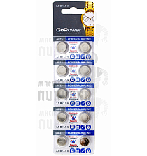 Батарейка GoPower G13/LR1154/LR44/357A/A76 BL10 Alkaline 1.5V (10/100/3600) - Чертеж