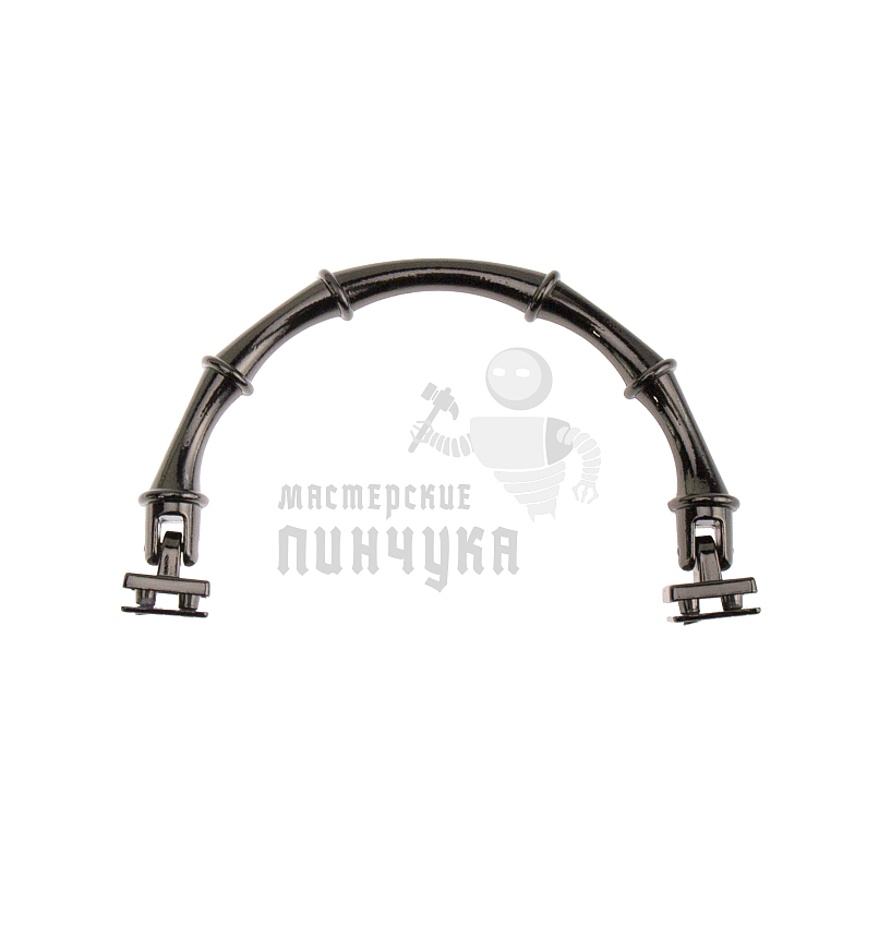 Ручка для сумки, дуга, цв.темн.никель