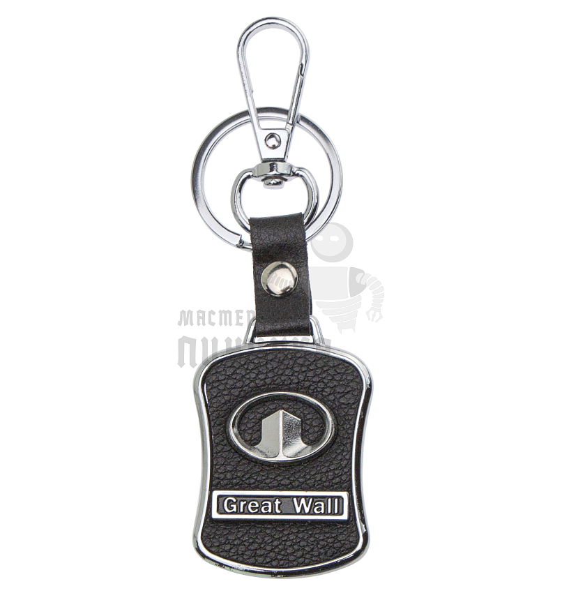 Авто карабин с кольцом для ключей GREAT WALL Экокожа