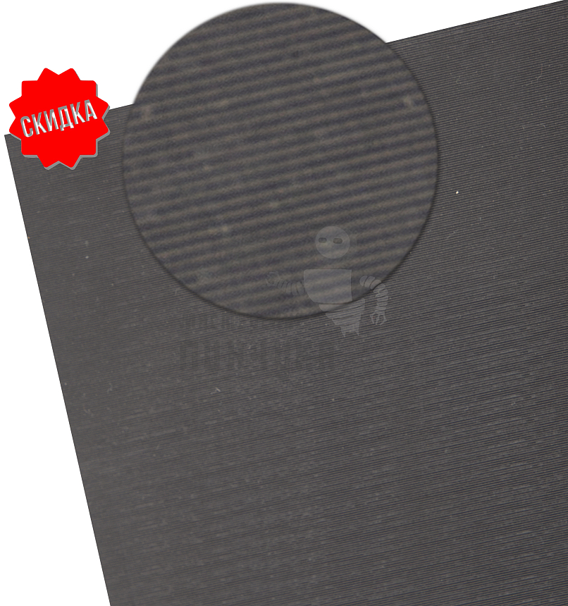 Набойки лист. Киров Люкс 915*460*6,5+-0,5 Черный рис. Линия