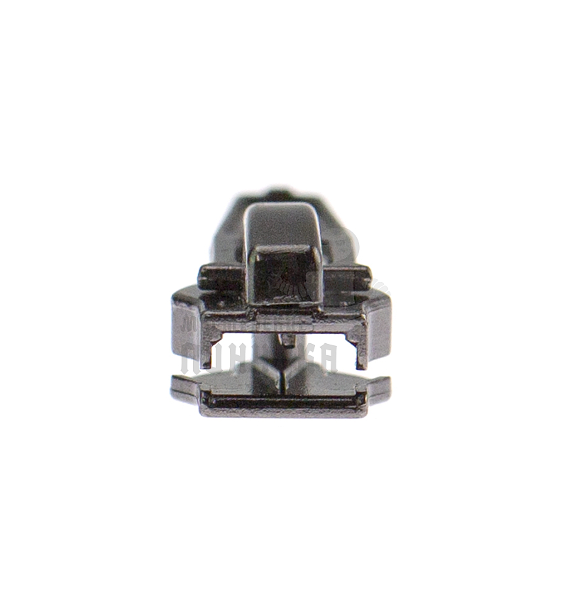 Бегунок для спиральной молнии, тип 7, автомат, цв. никель темн.