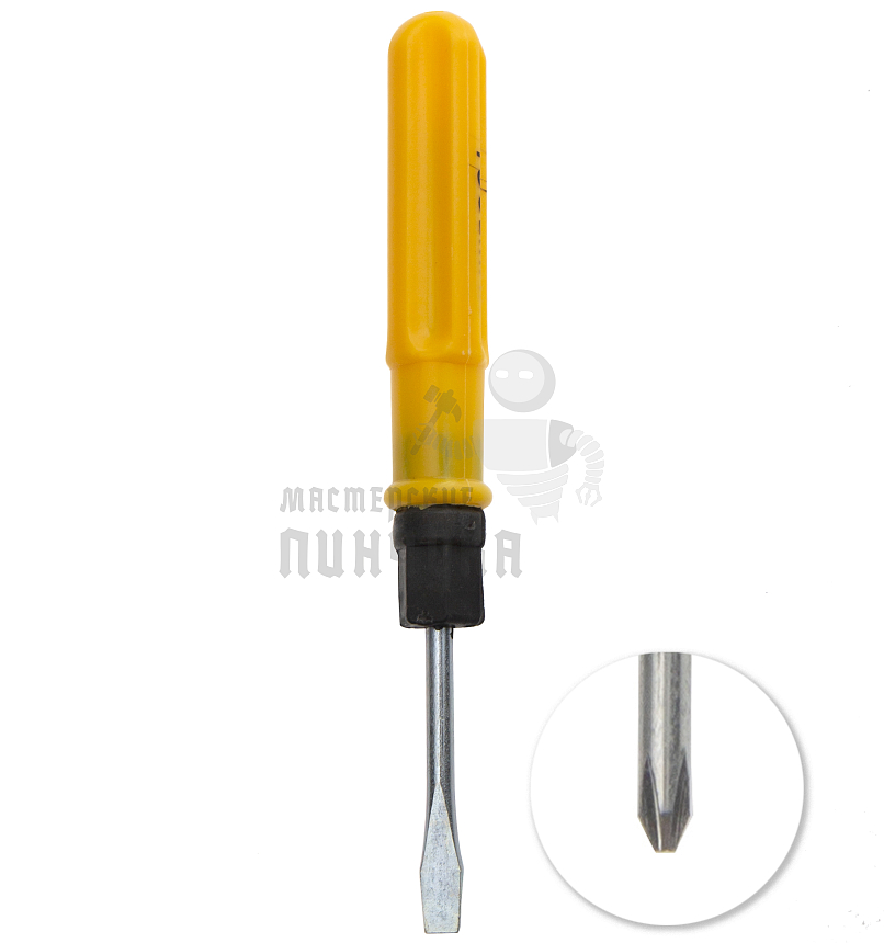 Отвертка двухсторонняя 4 ДМ (шлиц-крест)