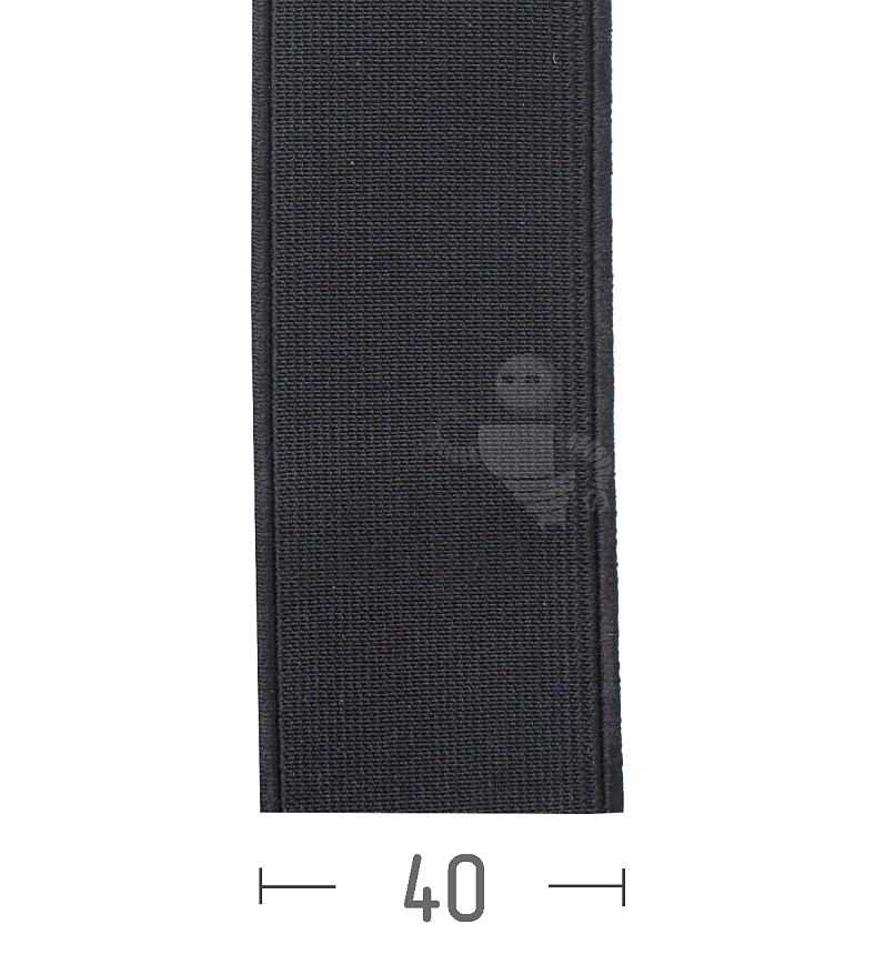 Резинка башмачная 40мм. Черная