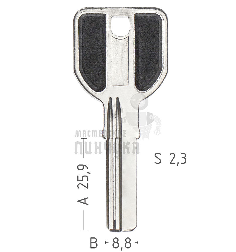 MCM-2D 2П. 26MM (черный) под бронь КНР