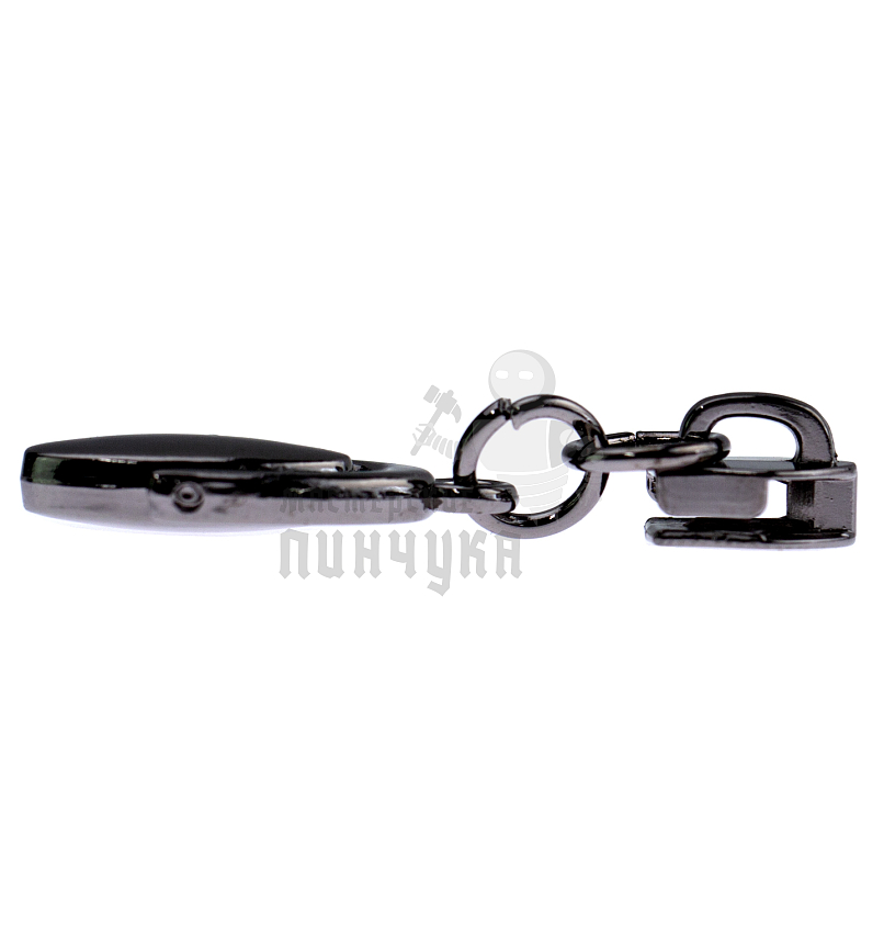 Бегунок для спиральной молнии, тип 5, сумочный N6 цв. никель темн.