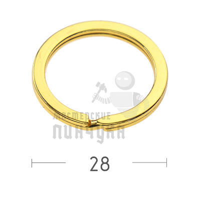КОЛЬЦО ЗОЛОТО 28D ПЛОСКОЕ 