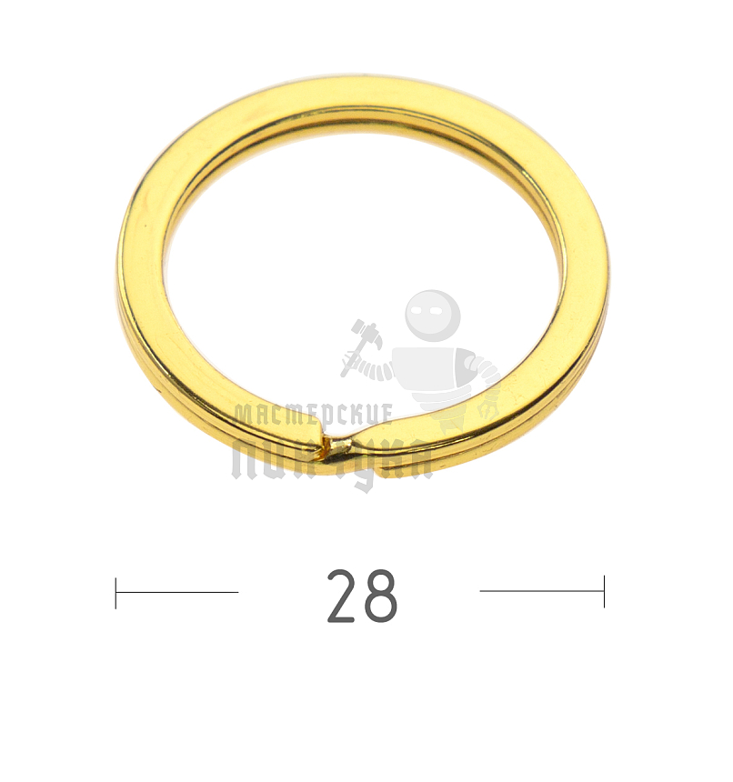 КОЛЬЦО ЗОЛОТО 28D ПЛОСКОЕ 