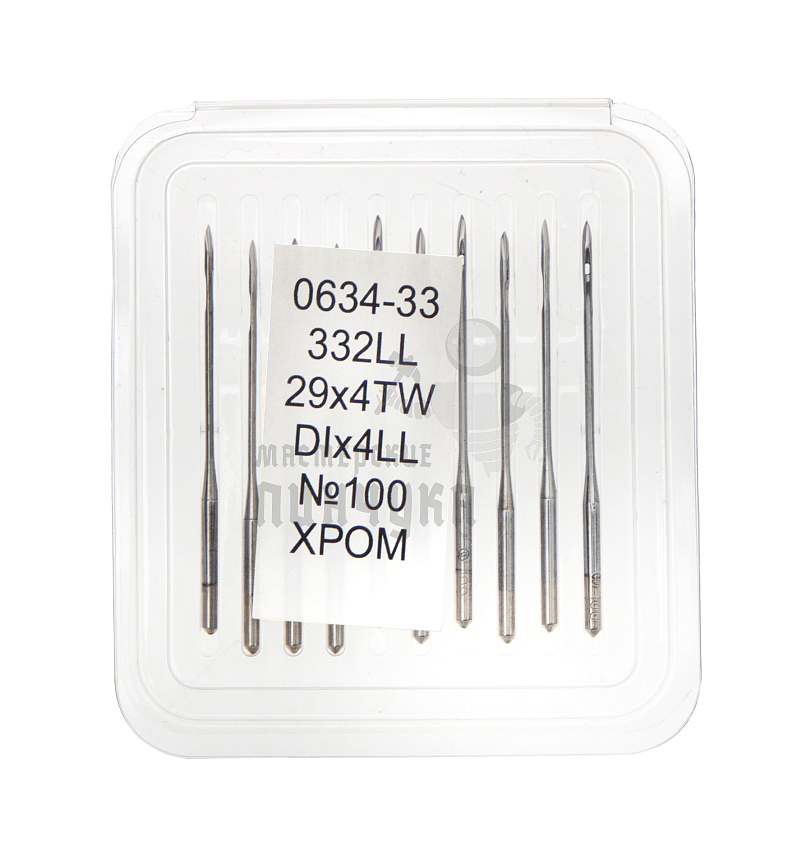 Иглы для шв. машин 0634-33 №100