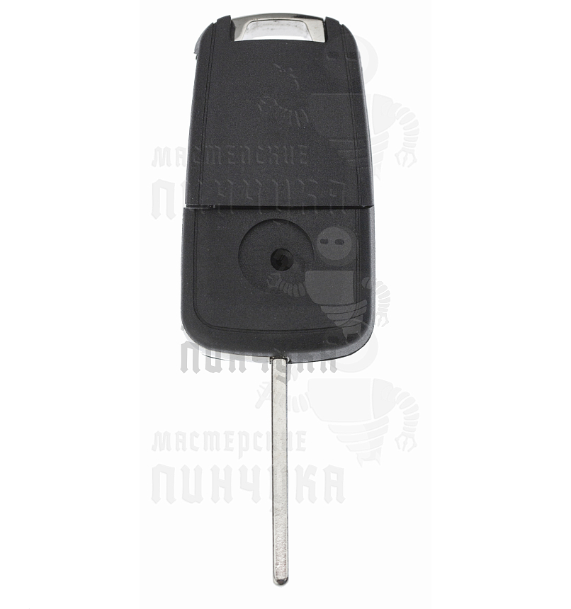 Корпус выкидного ключа OP-11P HU100 HF66P 3 кнопки + паника КНР  CHEVROLET