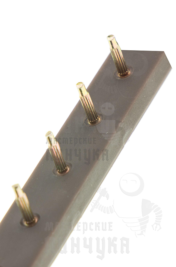 Полоса п/у со штырем "BASF" 7 пар,т.3,0, цв. коричневый