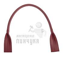Ручка сумочная кругл.широк. 53см цв.красный - Чертеж