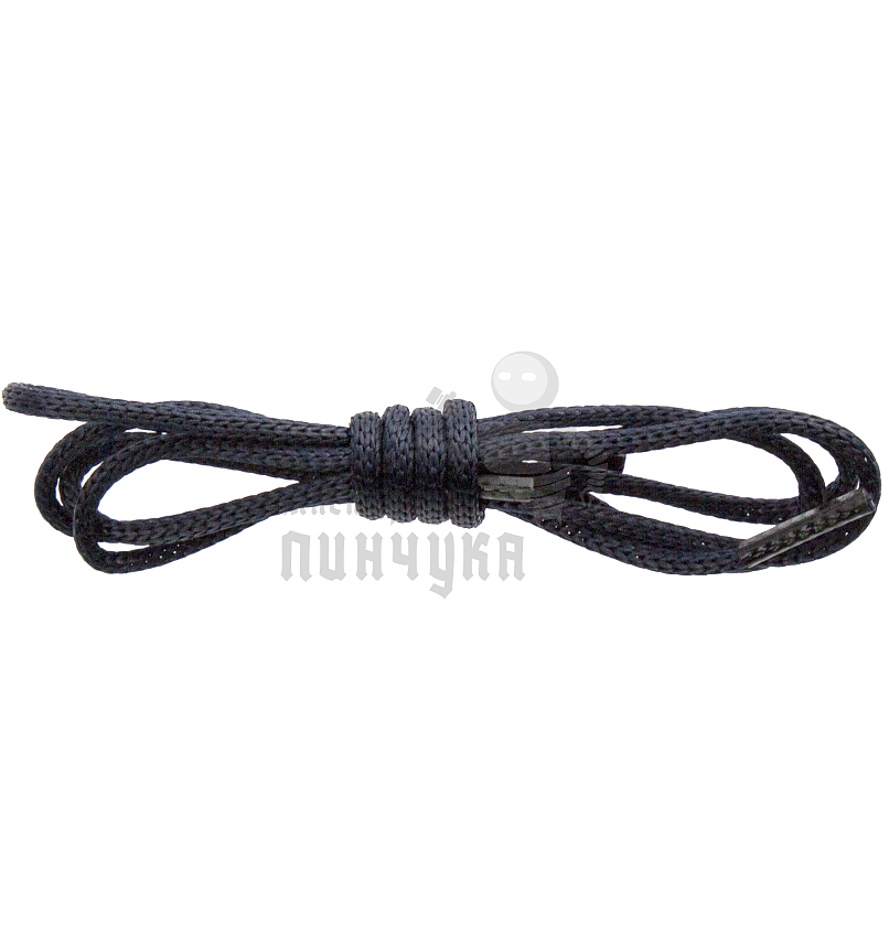 Шнурки круглые с пропиткой (тип 0), 70 см, цв.синий