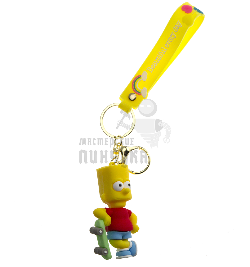 Брелок для ключей "Симпсоны : Барт" + карабин
