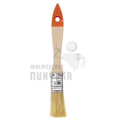 Кисть плоская Slimline 3/4" (20 мм), натуральная щетина, деревянная ручка Sparta