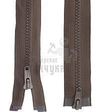 Молния Трактор "JUDSON", 120см, Тип-5, разъёмная двухзамковая, цв.т/коричневый (27) - Чертеж