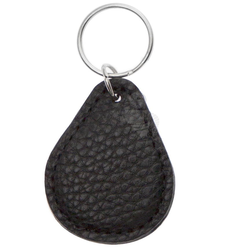 БРЕЛОК Прокси RFID КАПЛЯ черный (кожзам)																												