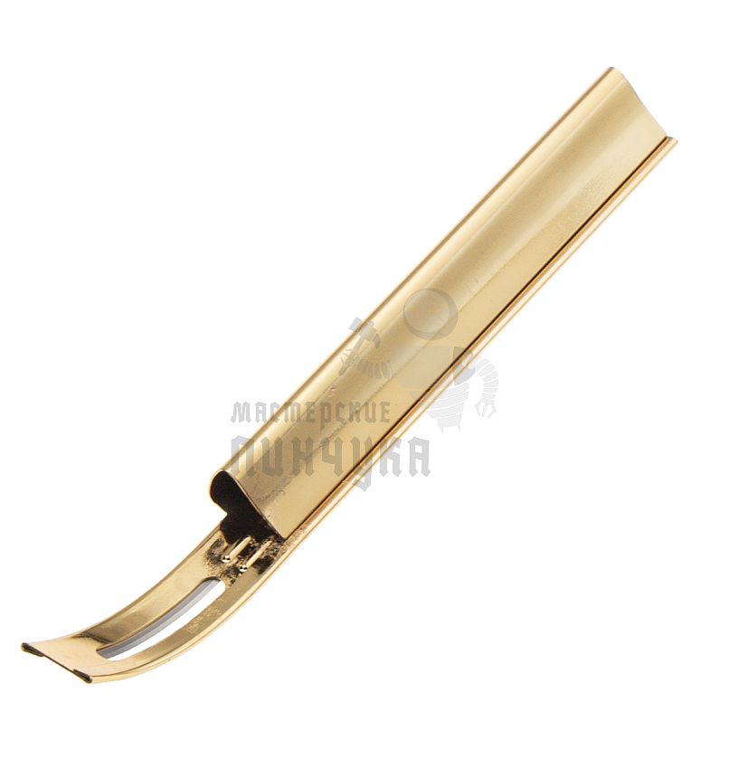 Инструмент для спуска края кожи, золотой