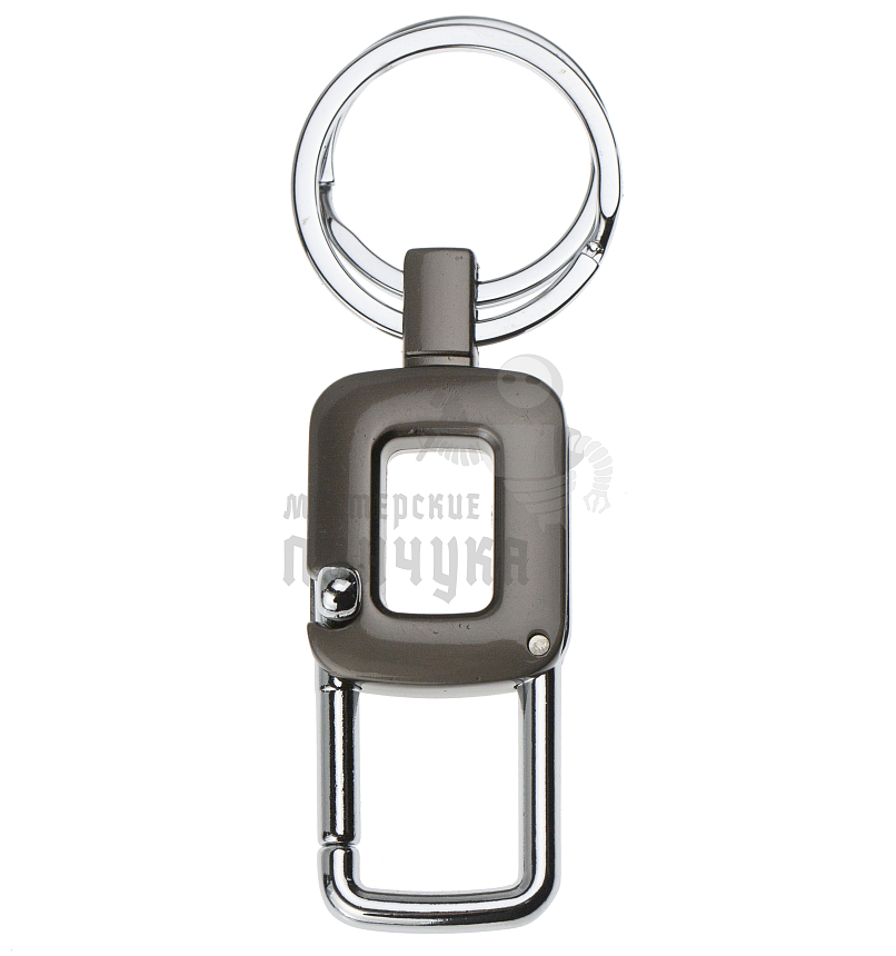 Карабин с двумя кольцами для ключей