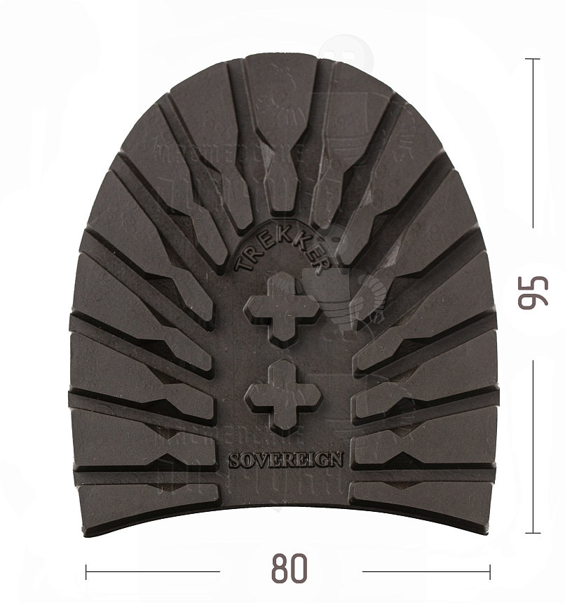 Набойка "Trekker Sovereign" р.3 (1/4) жен. Коричневый, Зима 10мм