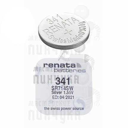 Батарейка часовая RENATA R341 SR714SW BL1 (1/10/100)