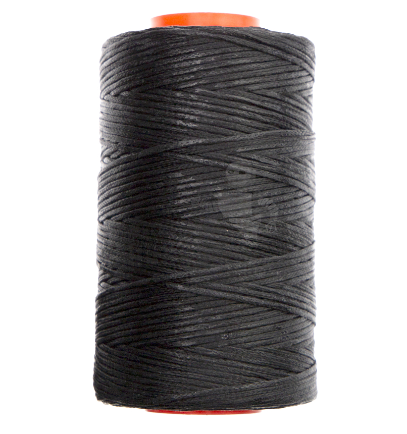 Нитки прошив.вощеные 300D-200м, черный