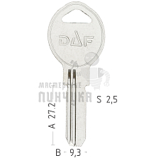 DAF DAF-4D DF4R БРОНЬ.(27×2.5×9.2) КНР - Чертеж