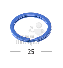 КОЛЬЦО СИНЕЕ 25D ПЛОСКОЕ - Чертеж