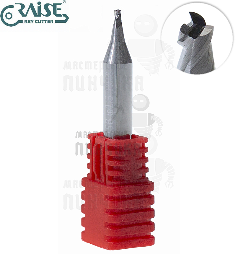 Вертик.фреза RAISE EW5515B ф1,5мм CARBIDE (ф1.5Х6Х40)								