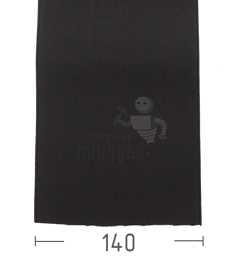 Резинка башмачная 140мм,черная