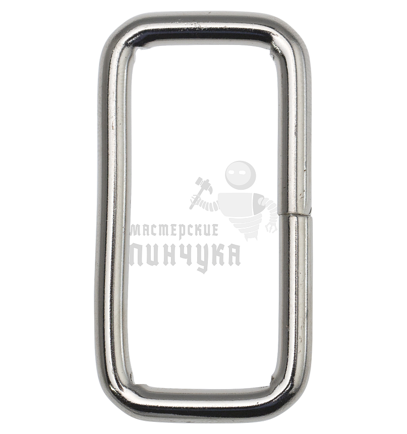 Пряжка - рамка 40мм (толщ. 4мм) цв никель.