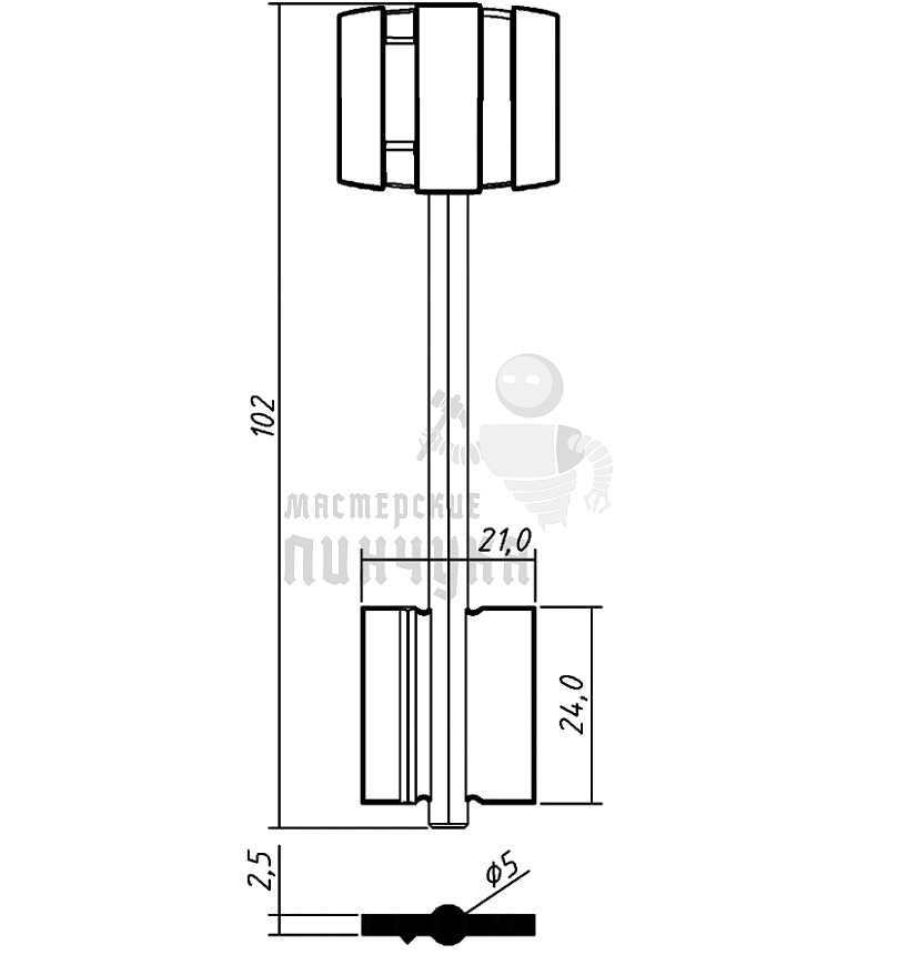 BRD7DP (желтый)