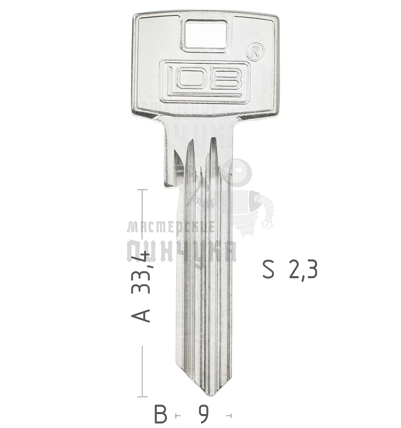 КВАРТ ПЛОСК - LOB-033 ОРИГИНАЛ 
