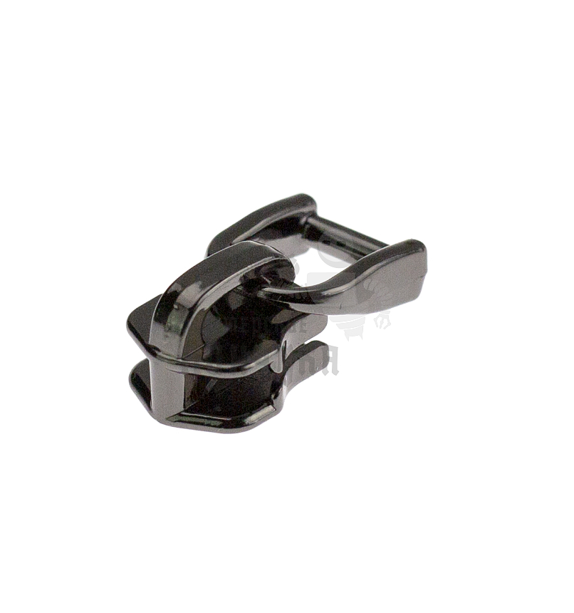 Бегунок сумочный Т5 "JX" (0493), металл, тёмная гальваника