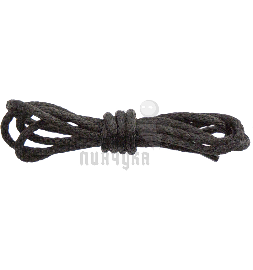 Шнурки круглые без наполнителя (тип 0), 70 см, цв.черный