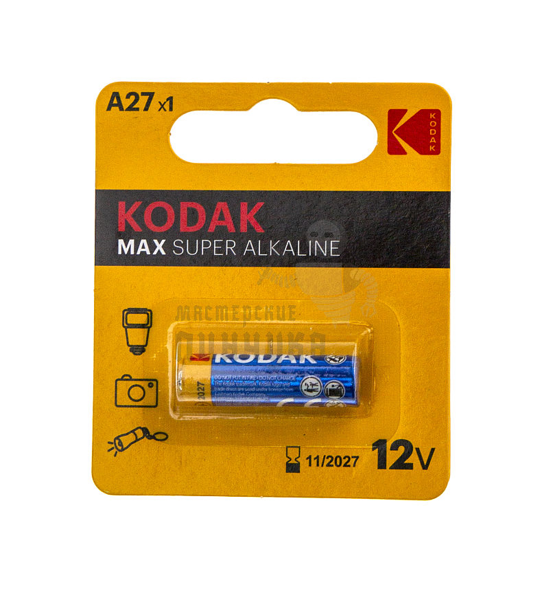 Батарейка KODAK 27A MN27 BL1 (1/10/100)