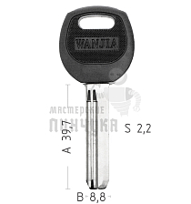 KAIZER ПЛАСТ.КВ.СПЕЦ.40MM(БЕЗ УПОРА) 2 ПАЗА КНР - Чертеж