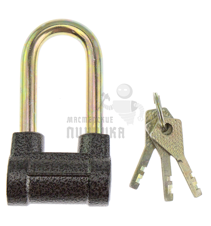 Навесной замок ОРЕЛ 53мм, длинная дужка