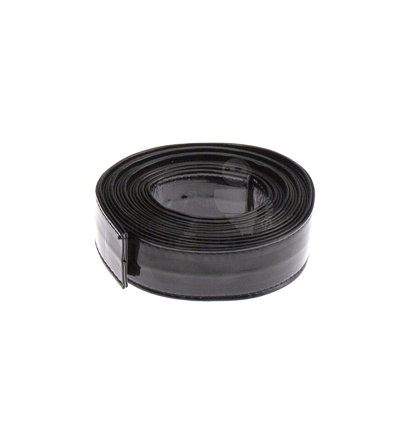 Ручка сумочная плоская 3см*2м черный лак.