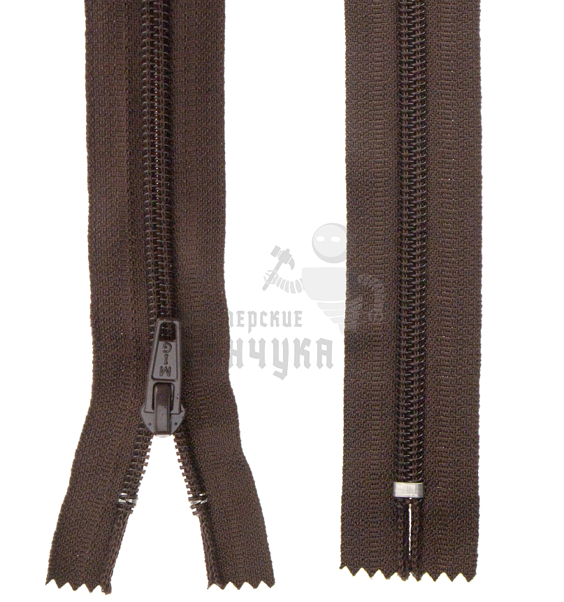 Молния 40см Коричневый