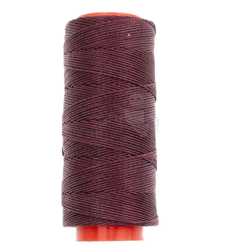 Нитки прошив.вощеные 100D/3-100м,бордовый (138) круглые 1,0 мм Китай