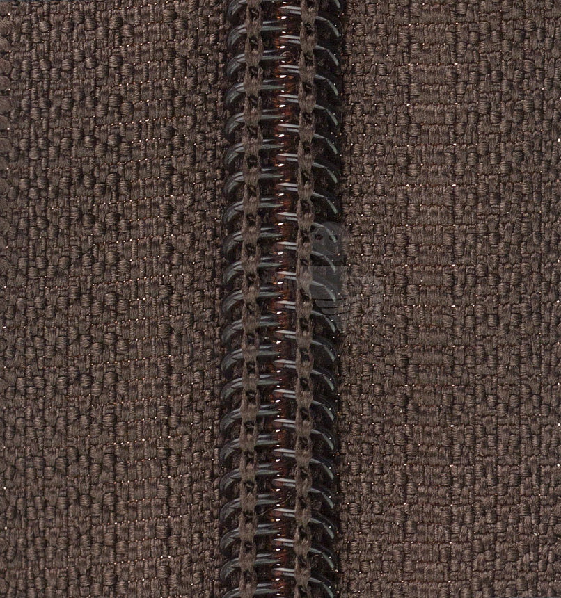 Молния 55см Коричневый