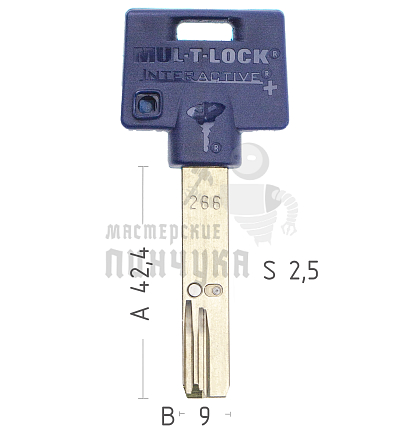 Mul-T-Lock: Профиль 266S Plus Original "INTERACTIVE" SUPERLOCK