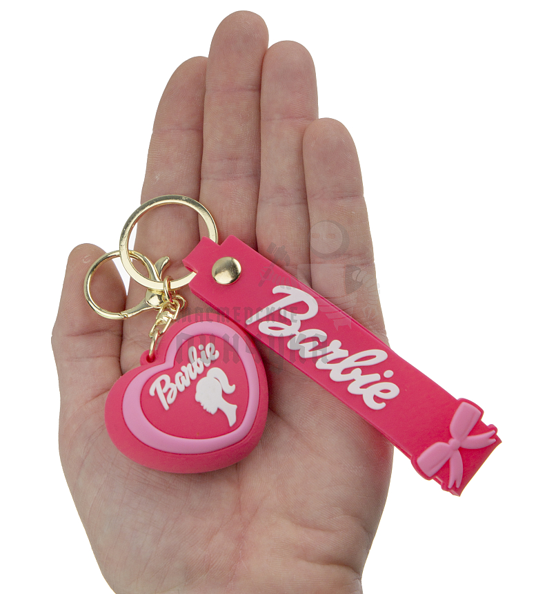 Брелок для ключей "Барби Сердце" + карабин