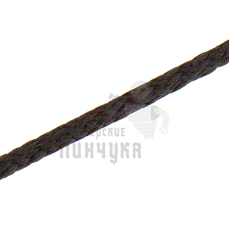 Шнурки круглые без наполнителя (тип 0), 70 см, цв.черный