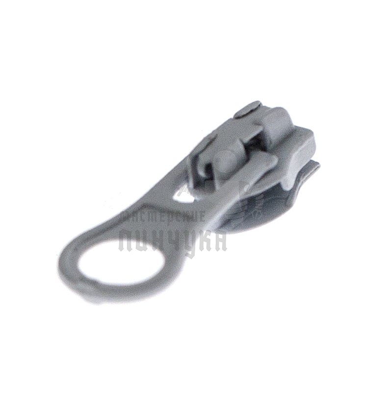 Бегунок для спиральной молнии тип 3 автомат ГРУША цв 101 белый 