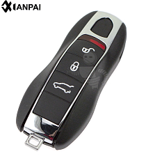 Корпус ключа HU-HAA HU66 HF55 3 кнопки + паника КНР Porsche - Чертеж