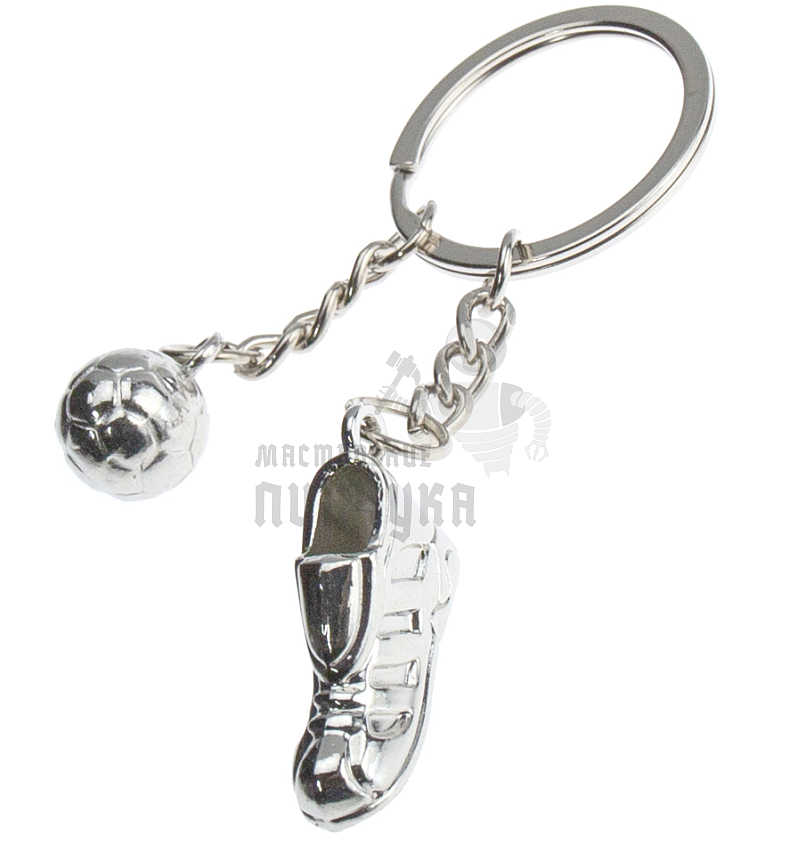 Брелок для ключей "Кроссовок с мячом" 