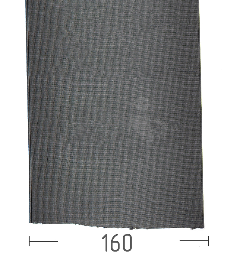 Резинка башмачная 160мм, цв.черный